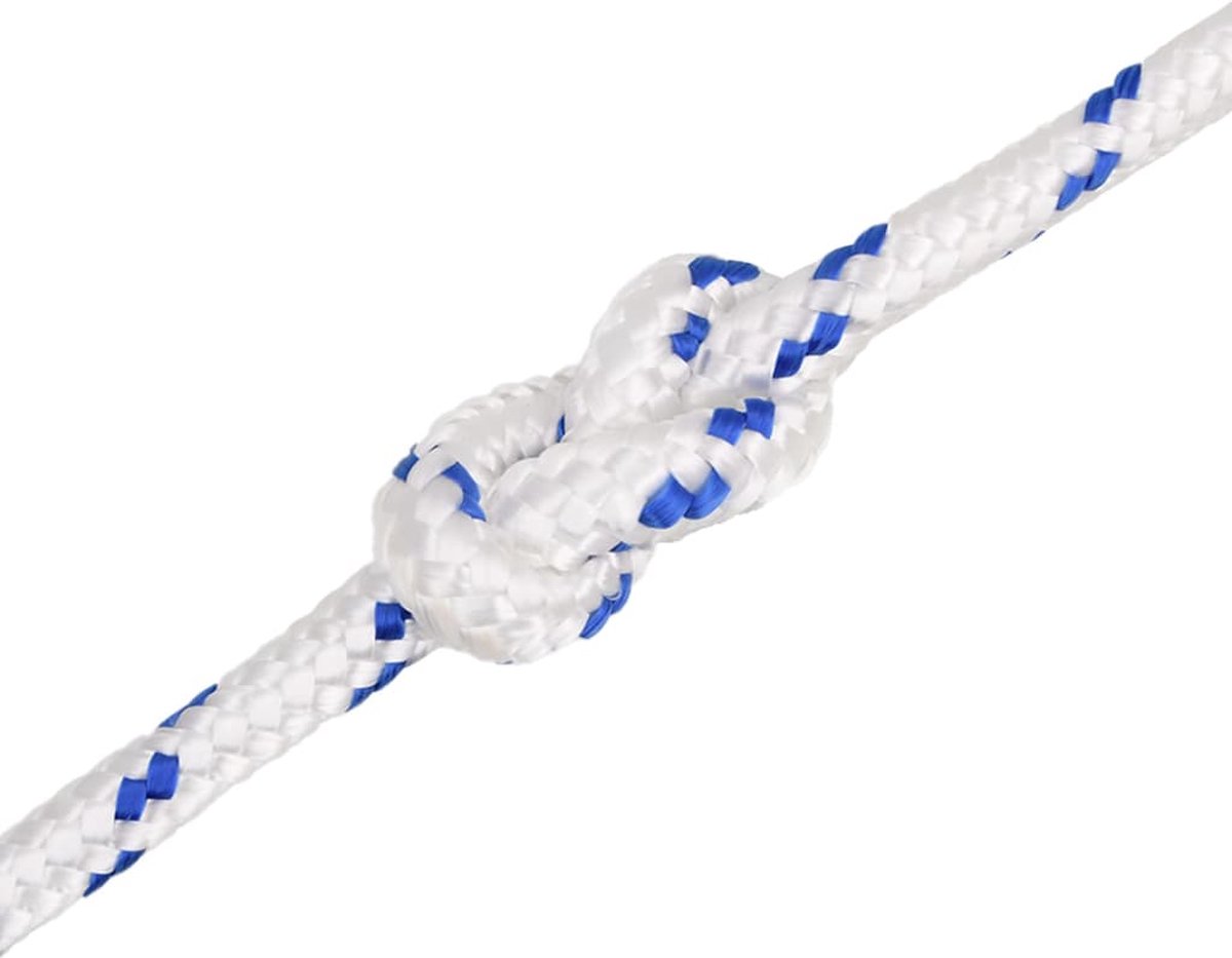 Vidaxl Boot Touw 18 Mm 25 M Polypropyleen Wit