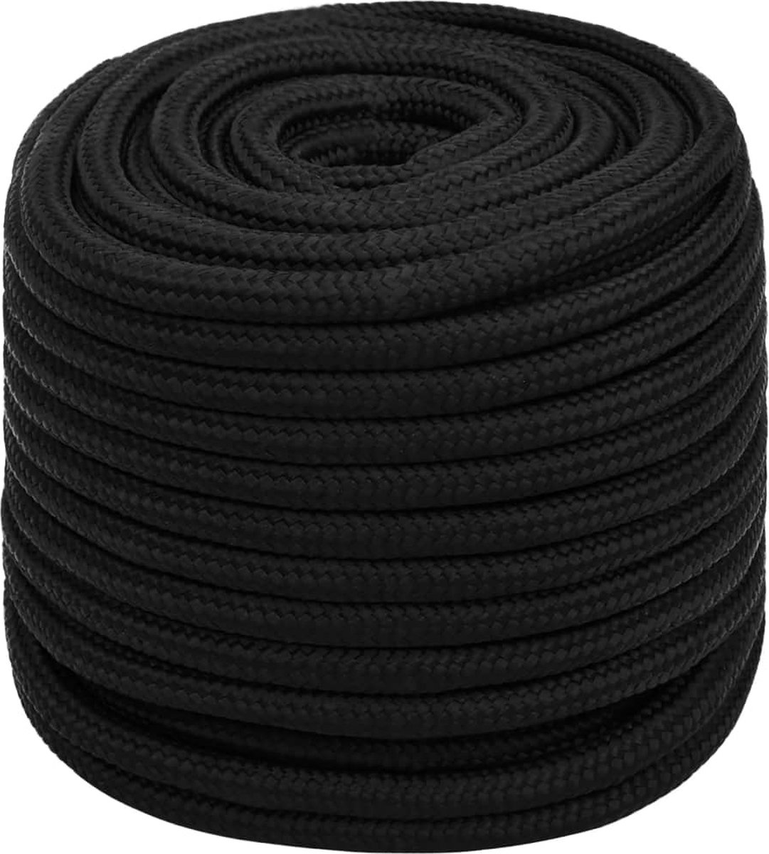 Vidaxl Werktouw 16 Mm 100 M Polyester - Zwart