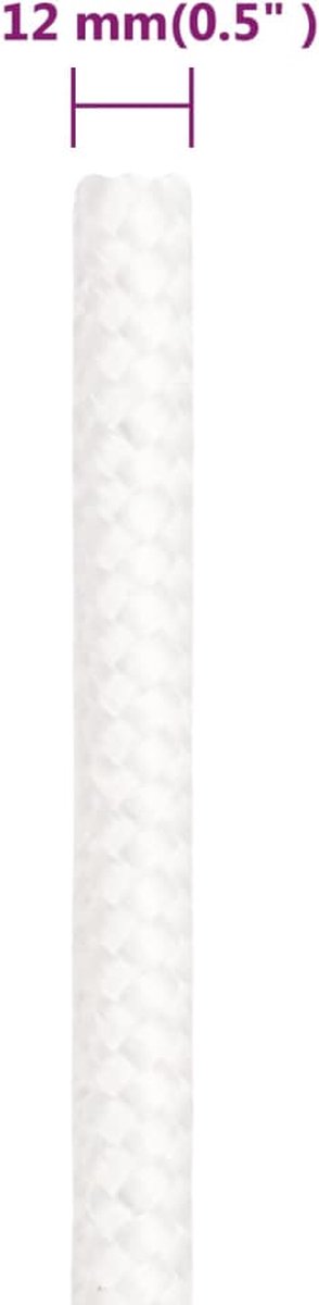 Vidaxl Boottouw 12 Mm 250 M Polypropyleen Volwit