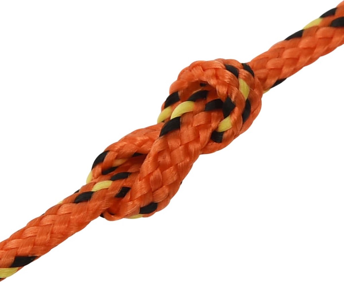 Vidaxl Boottouw 2 Mm 50 M Polypropyleen - Oranje