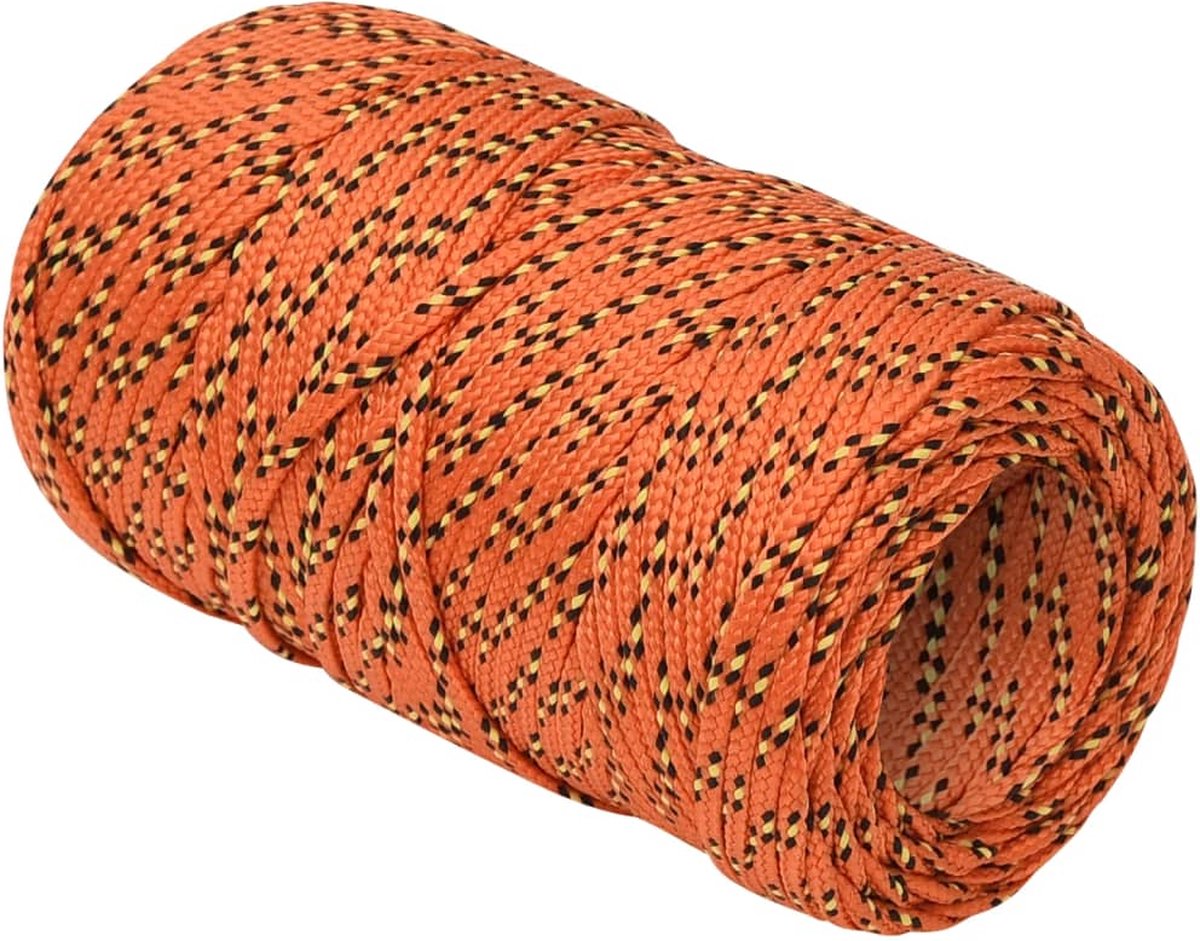 Vidaxl Boottouw 2 Mm 50 M Polypropyleen - Oranje