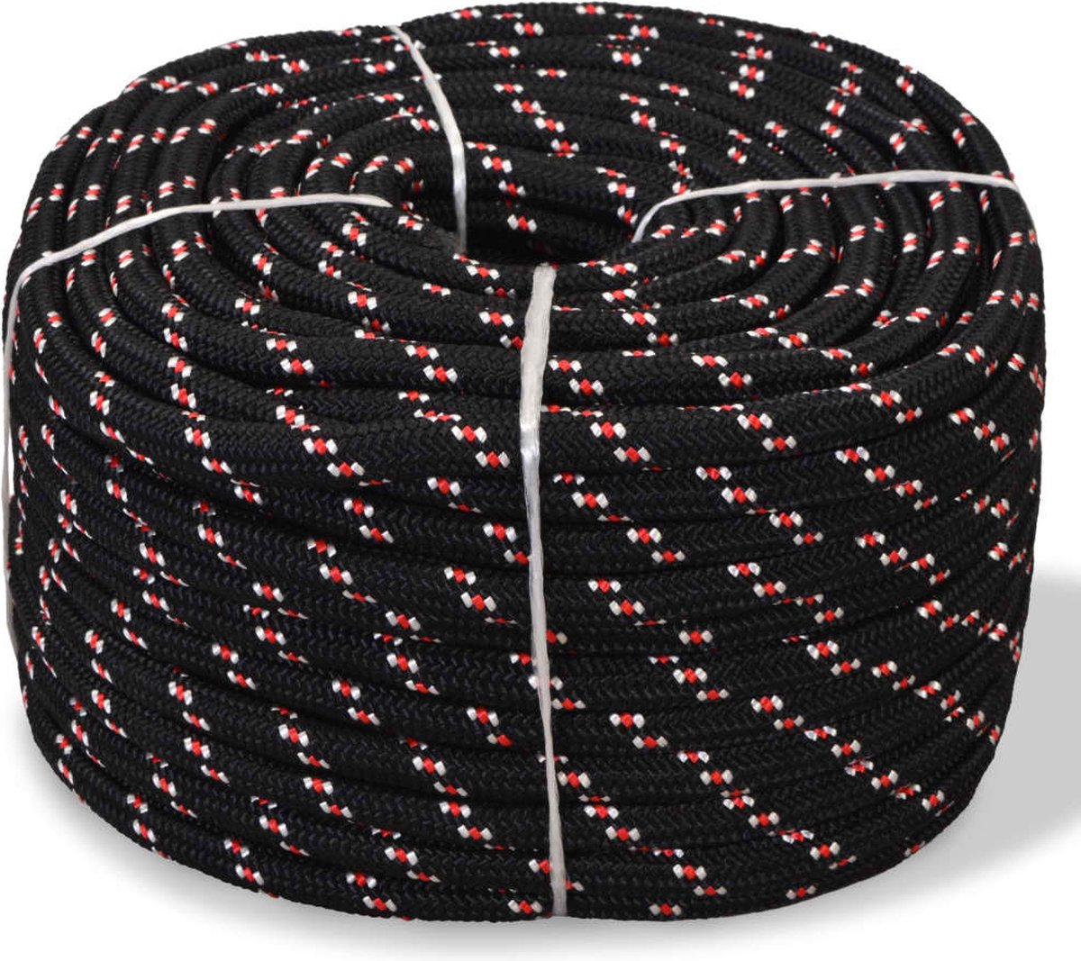 Vidaxl Boottouw 4 Mm 25 M Polypropyleen - Rood