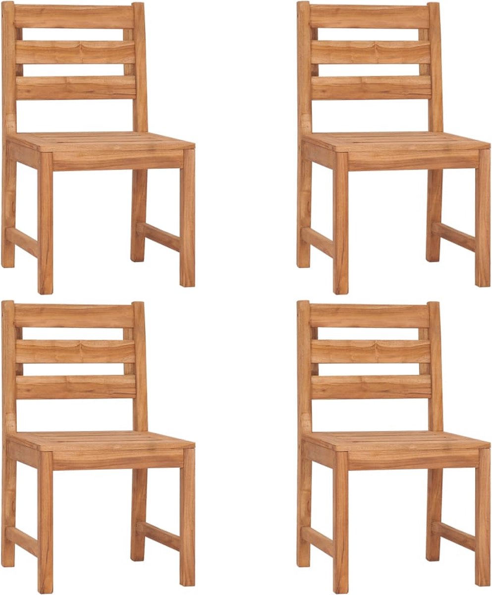 Vidaxl 5-delige Tuinset Massief Teakhout - Bruin