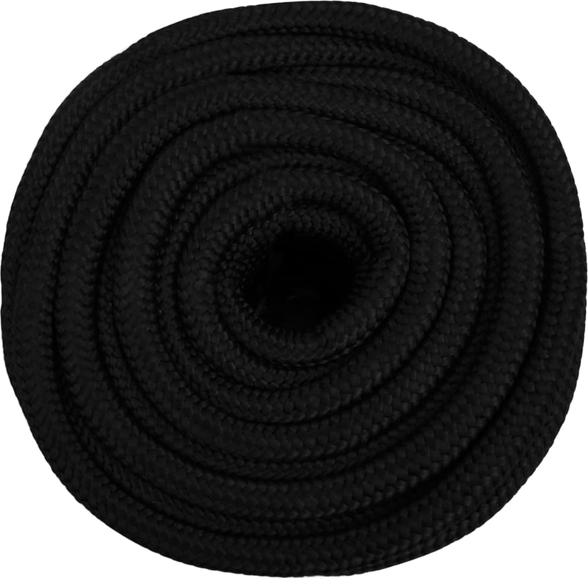Vidaxl Werktouw 16 Mm 25 M Polyester - Zwart