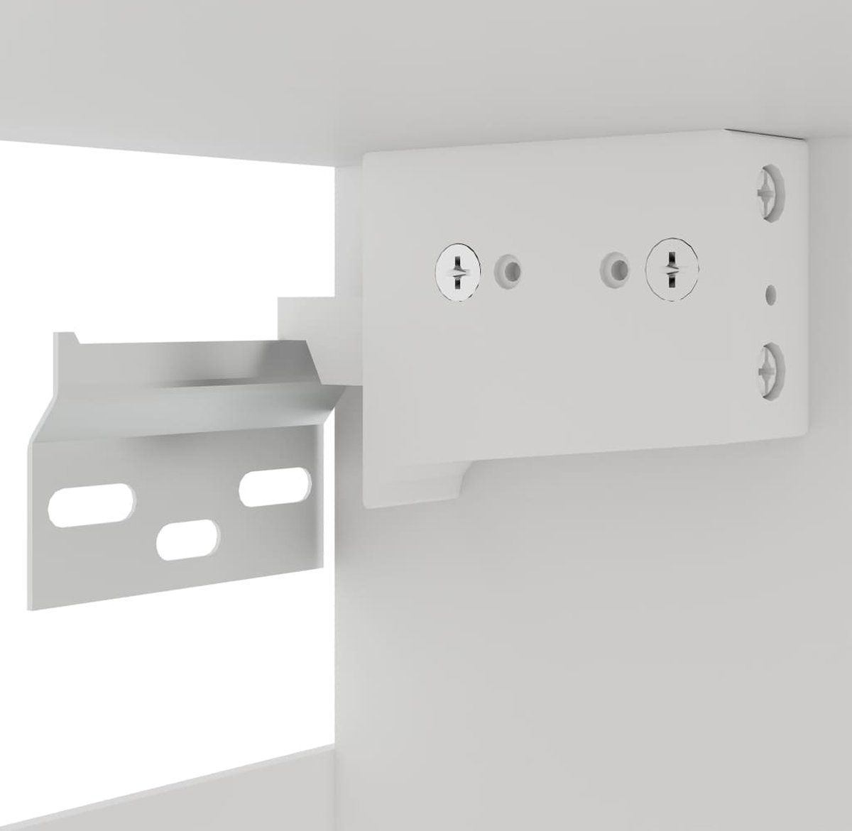 Vidaxl Wandkast 40x31x60 Cm Glas En Bewerkt Houteikenkleurig - Bruin