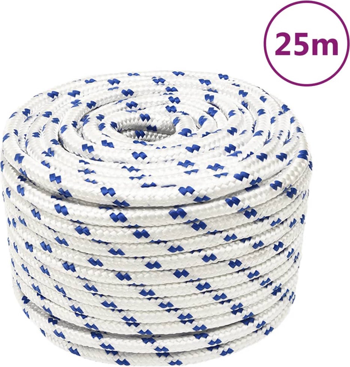 Vidaxl Boottouw 8 Mm 500 M Polypropyleen - Groen