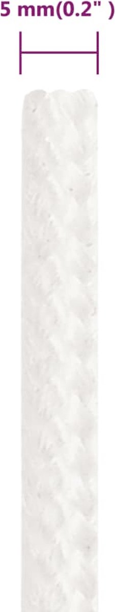 Vidaxl Boottouw 5 Mm 500 M Polypropyleen Volwit