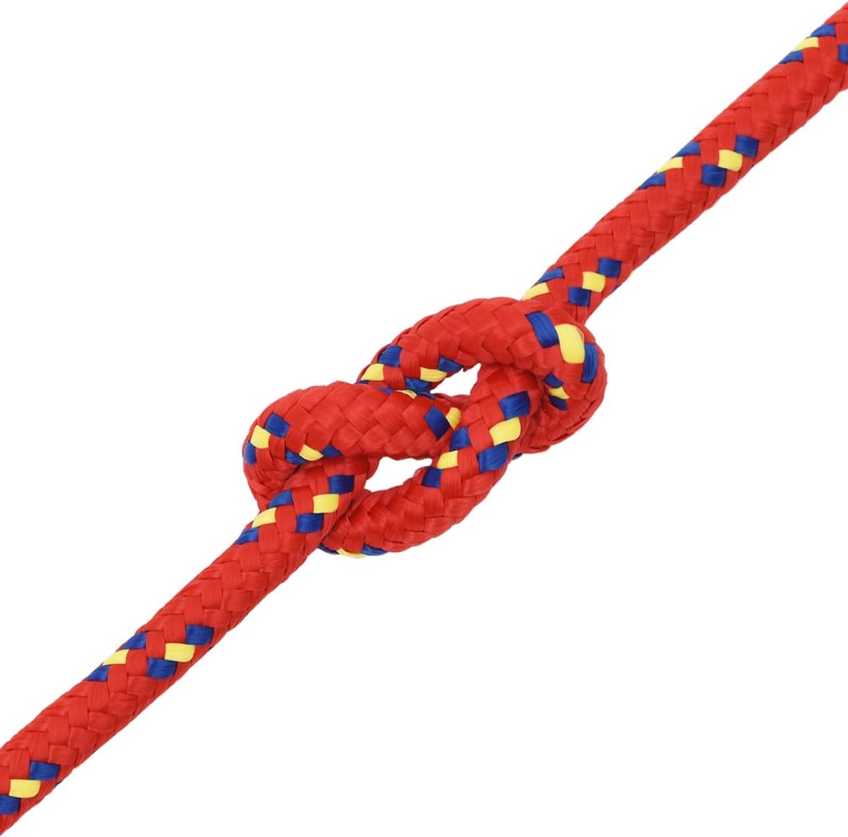 Vidaxl Boottouw 14 Mm 25 M Polypropyleen - Rood