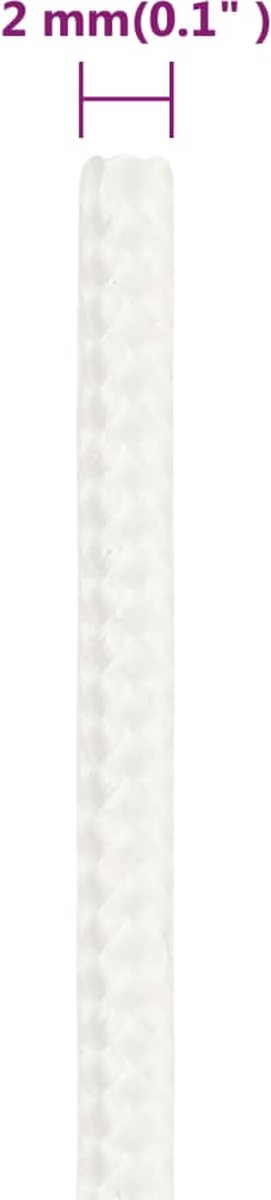 Vidaxl Boottouw 2 Mm 500 M Polypropyleen Volwit