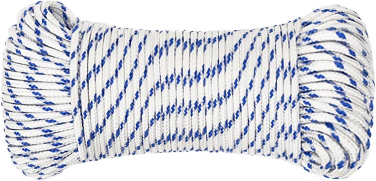 Vidaxl Boot Touw 4 Mm 500 Polypropyleen Wit