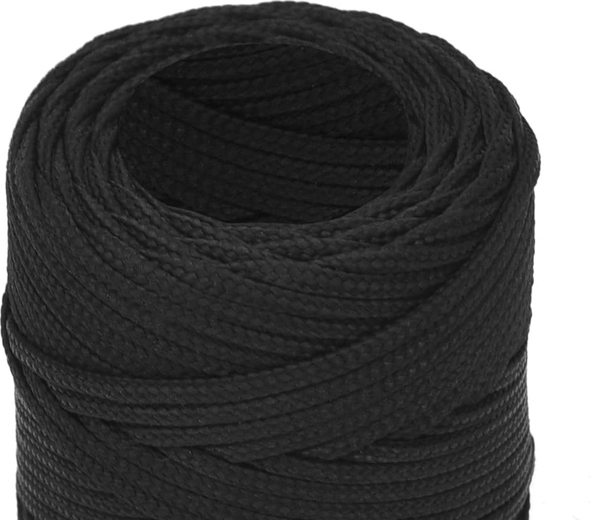 Vidaxl Boottouw 2 Mm 250 M Polypropeen - Zwart