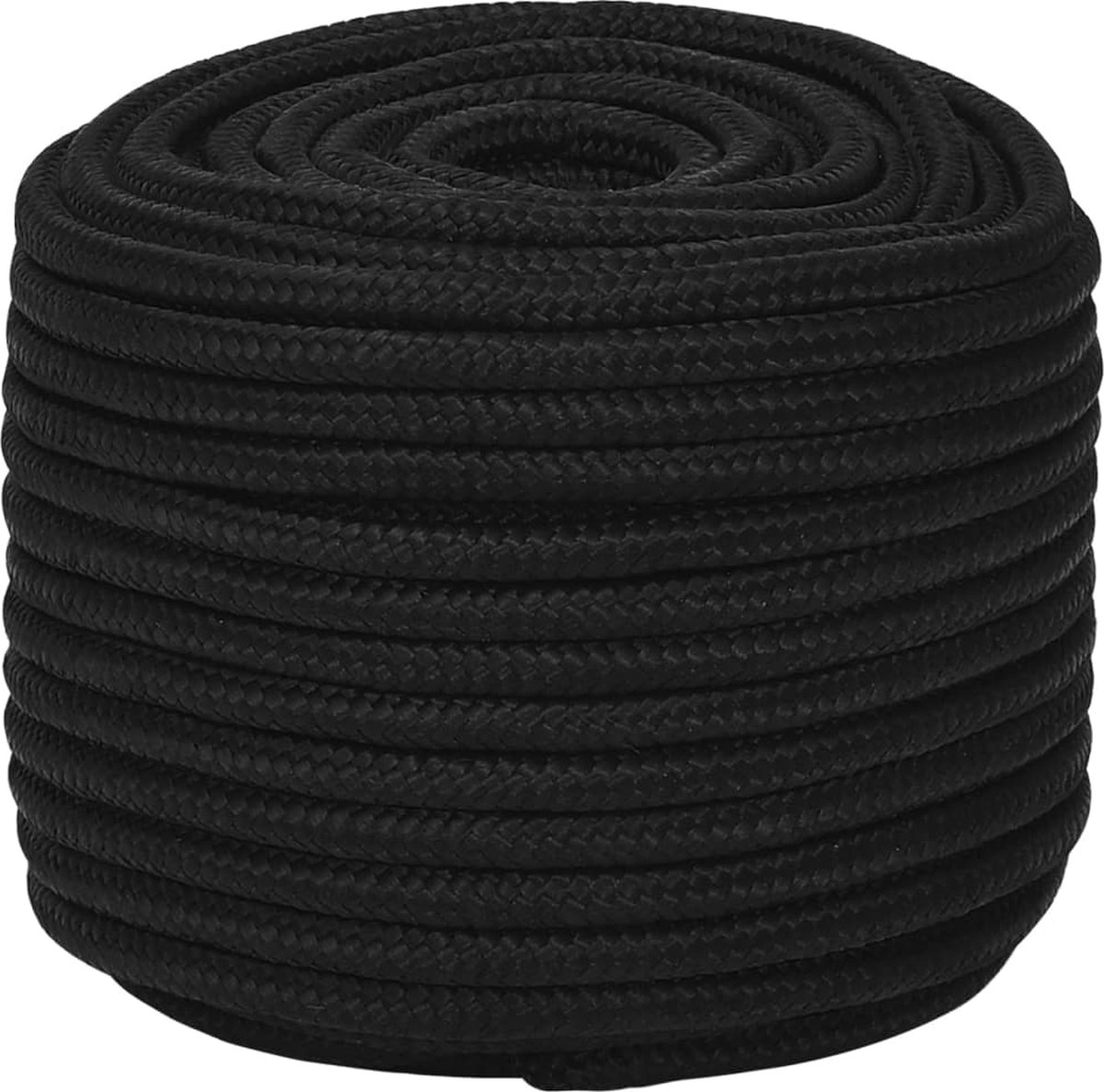 Vidaxl Werktouw 14 Mm 100 M Polyester - Zwart