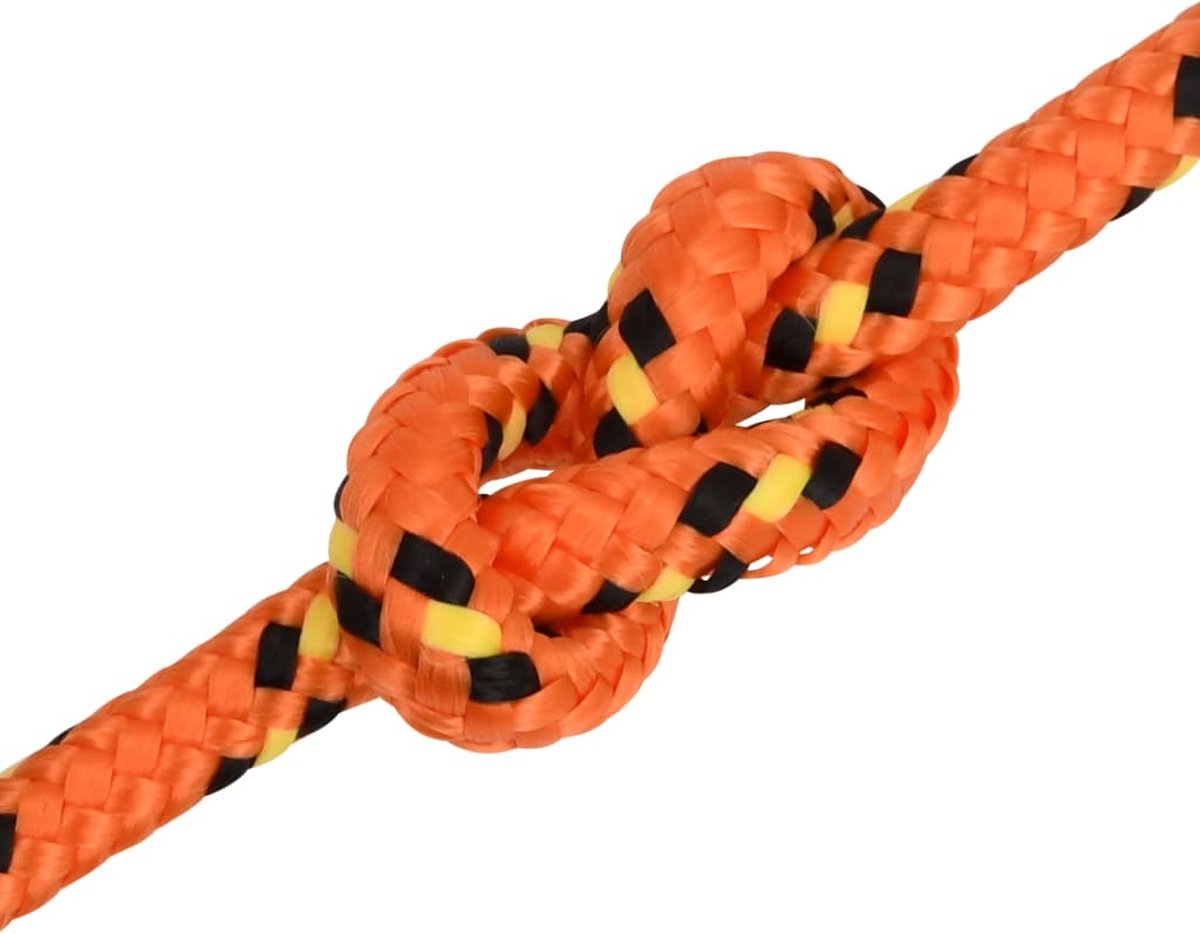Vidaxl Boottouw 10 Mm 100 M Polypropyleen - Oranje