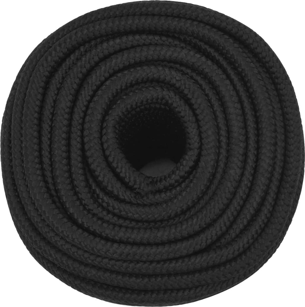 Vidaxl Boottouw 12 Mm 50 M Polypropeen - Zwart