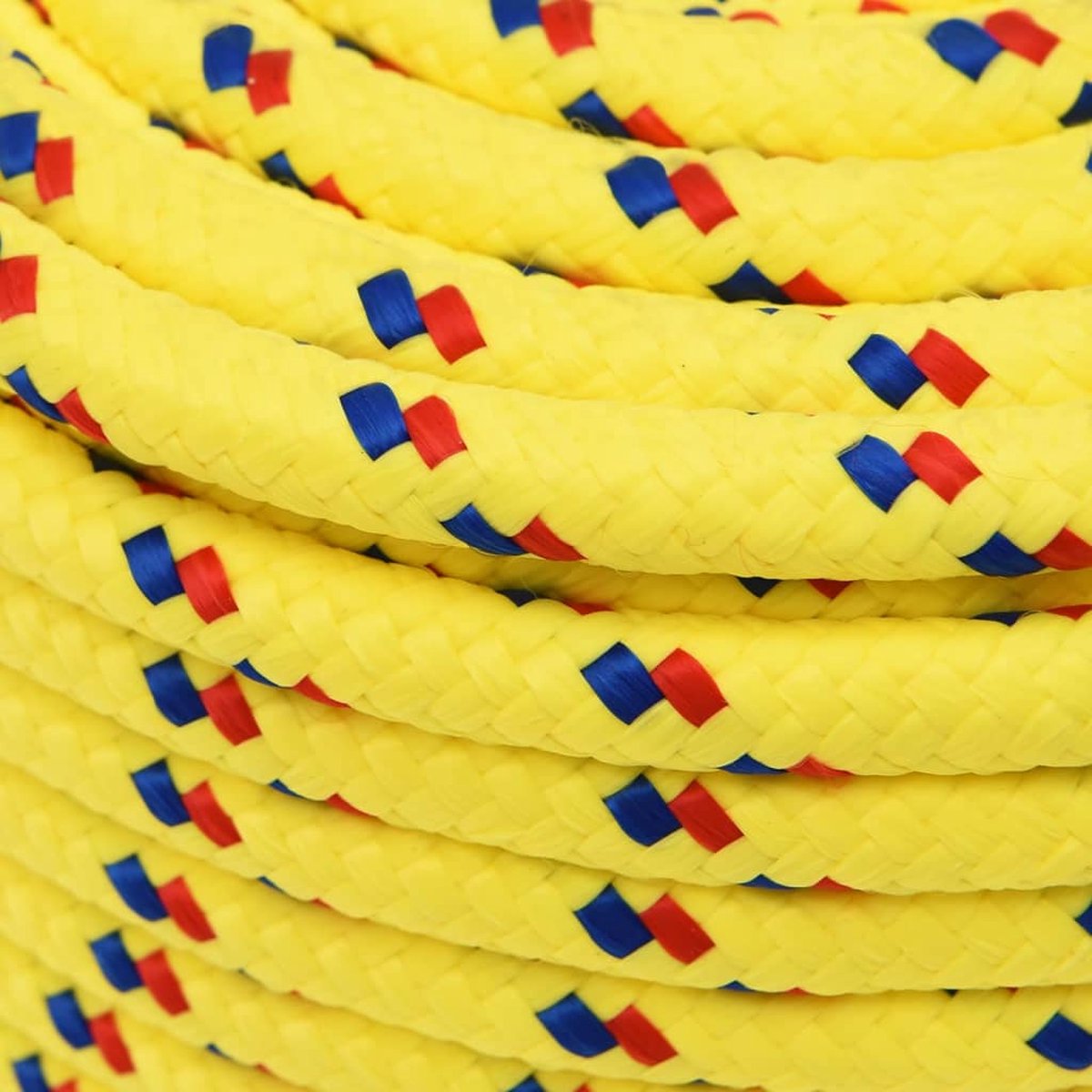 Vidaxl Boottouw 14 Mm 25 M Polypropyleen - Geel