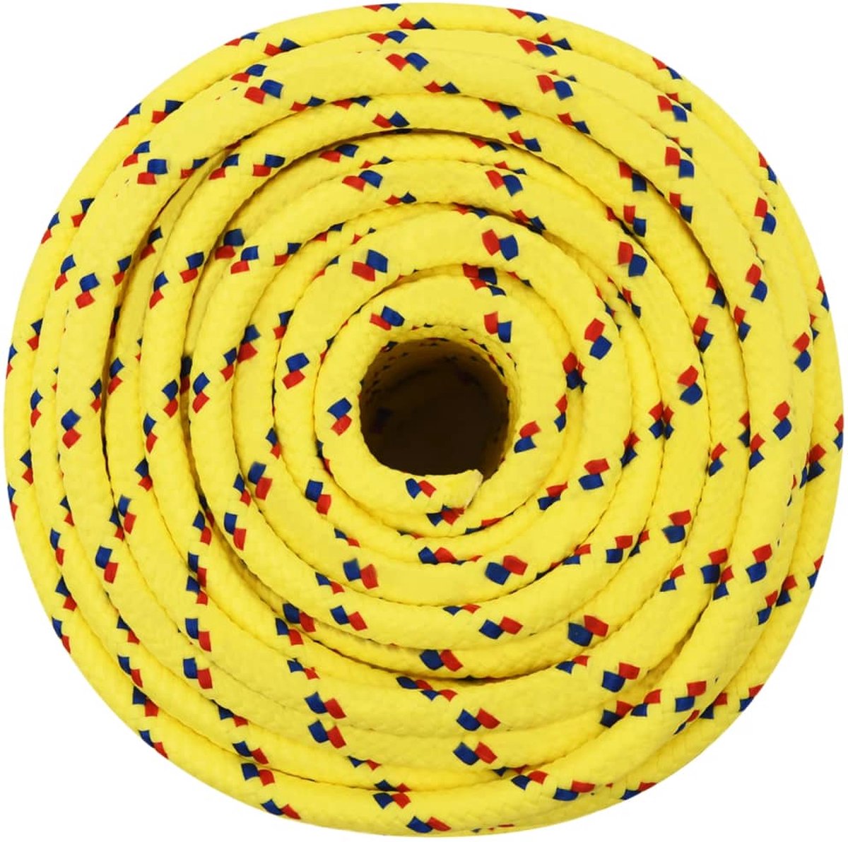 Vidaxl Boottouw 14 Mm 25 M Polypropyleen - Geel