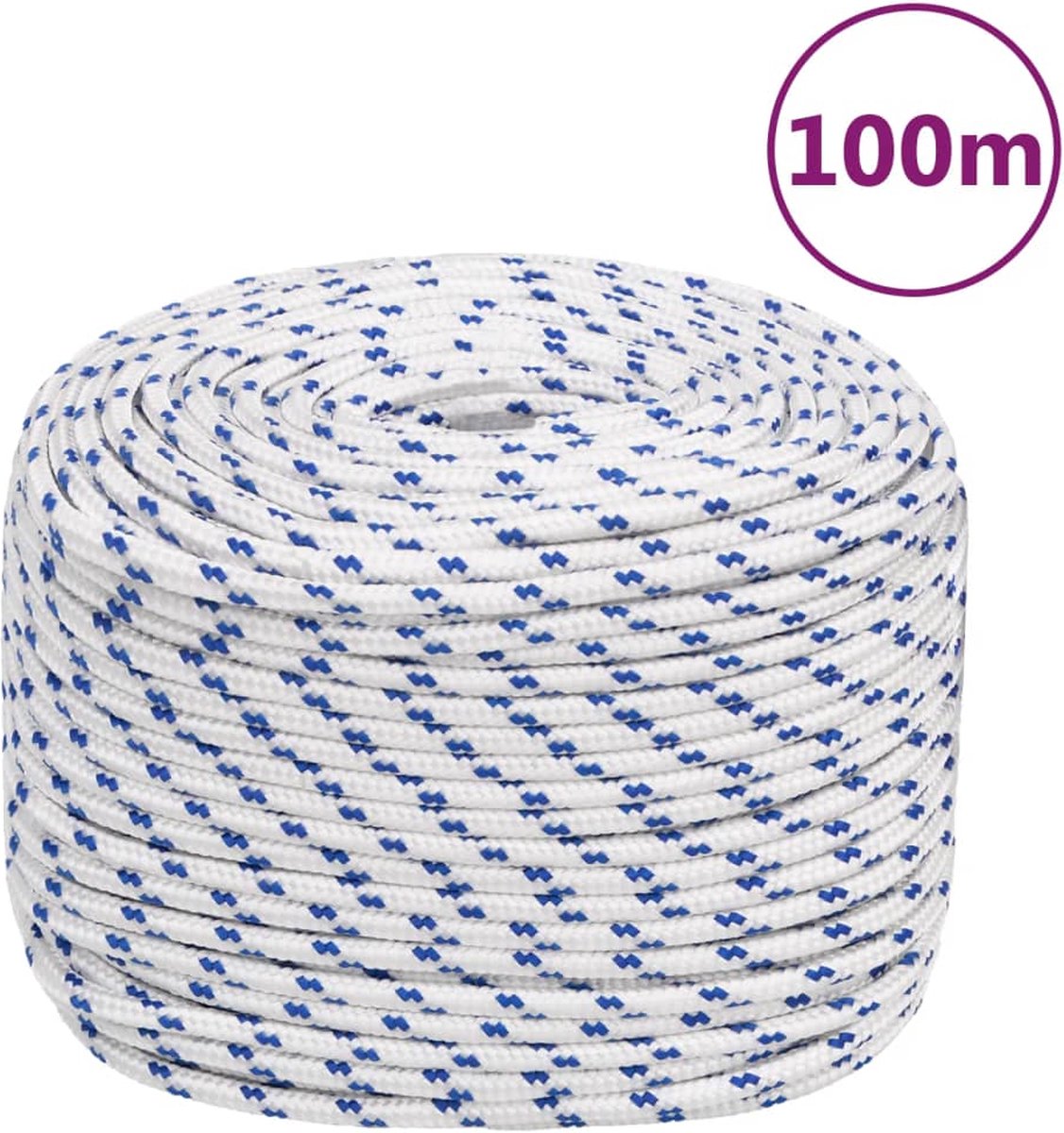 Vidaxl Boottouw 4 Mm 500 M Polypropyleen - Rood