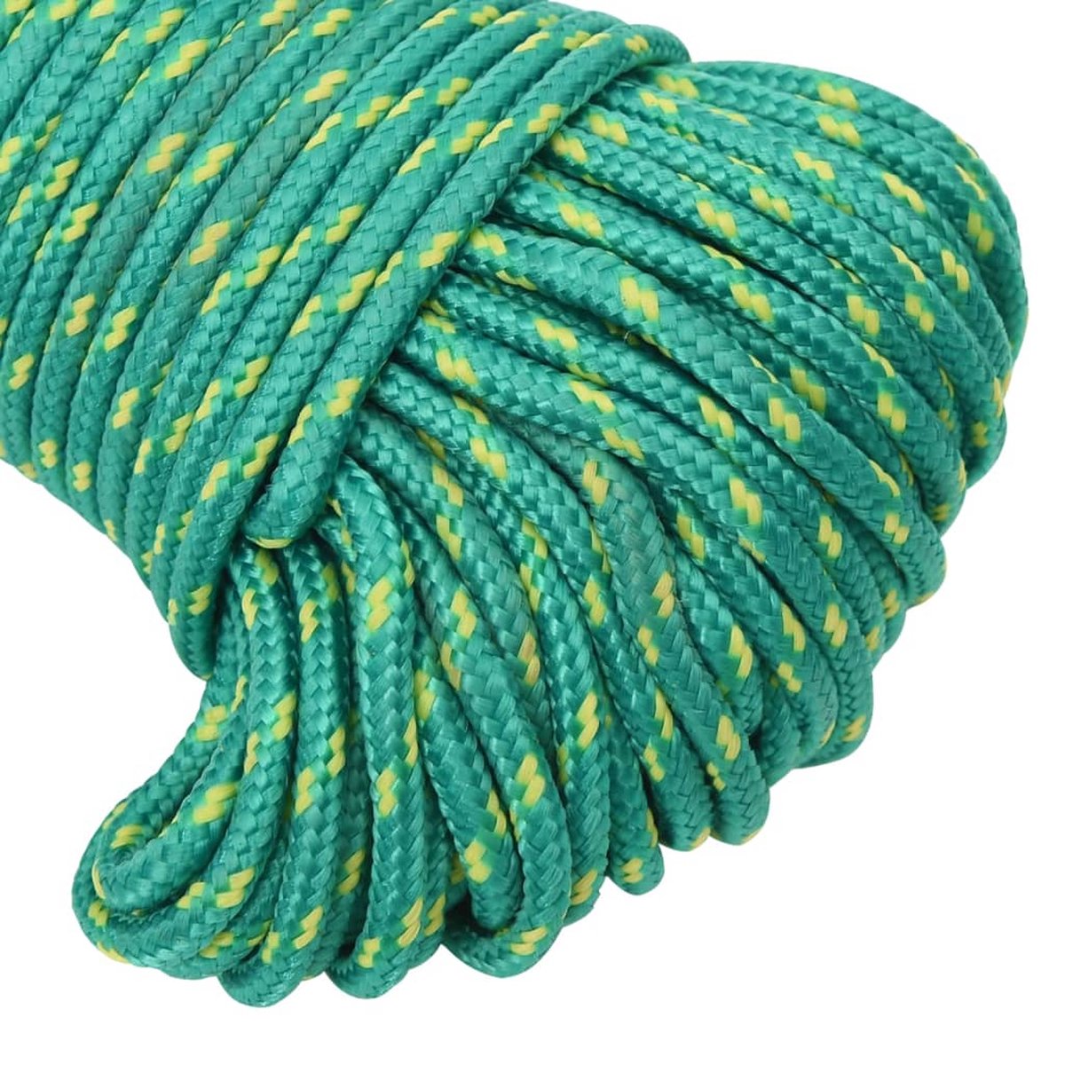 Vidaxl Boottouw 3 Mm 500 M Polypropyleen - Groen