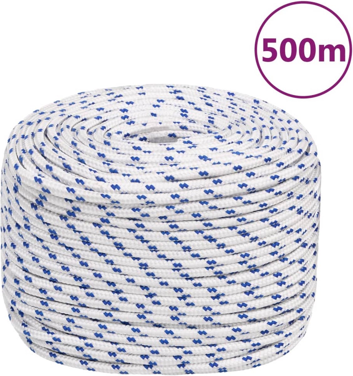 Vidaxl Boottouw 2 Mm 500 M Polypropyleen - Blauw