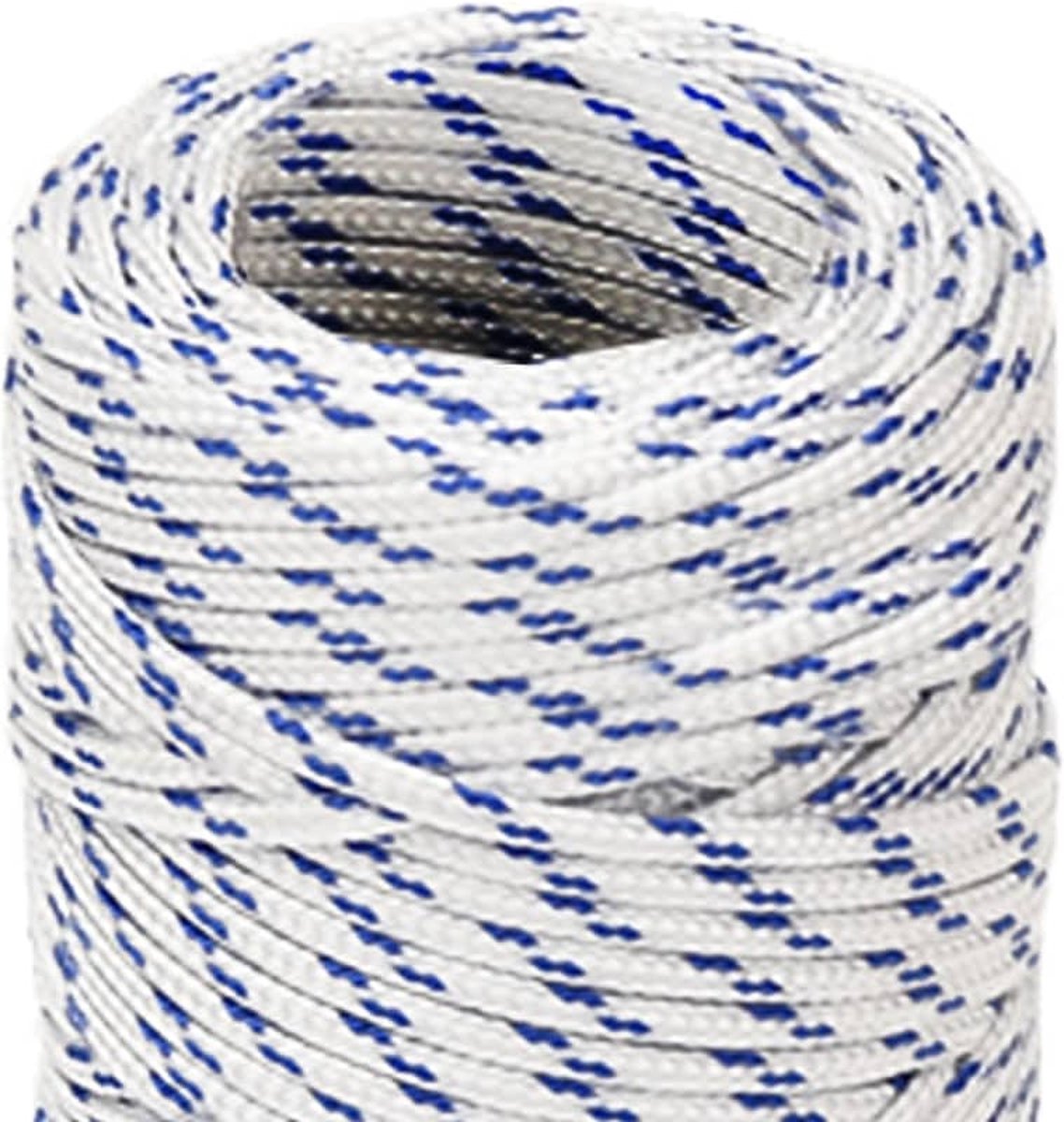 Vidaxl Boottouw 2 Mm 250 M Polypropyleen Wit