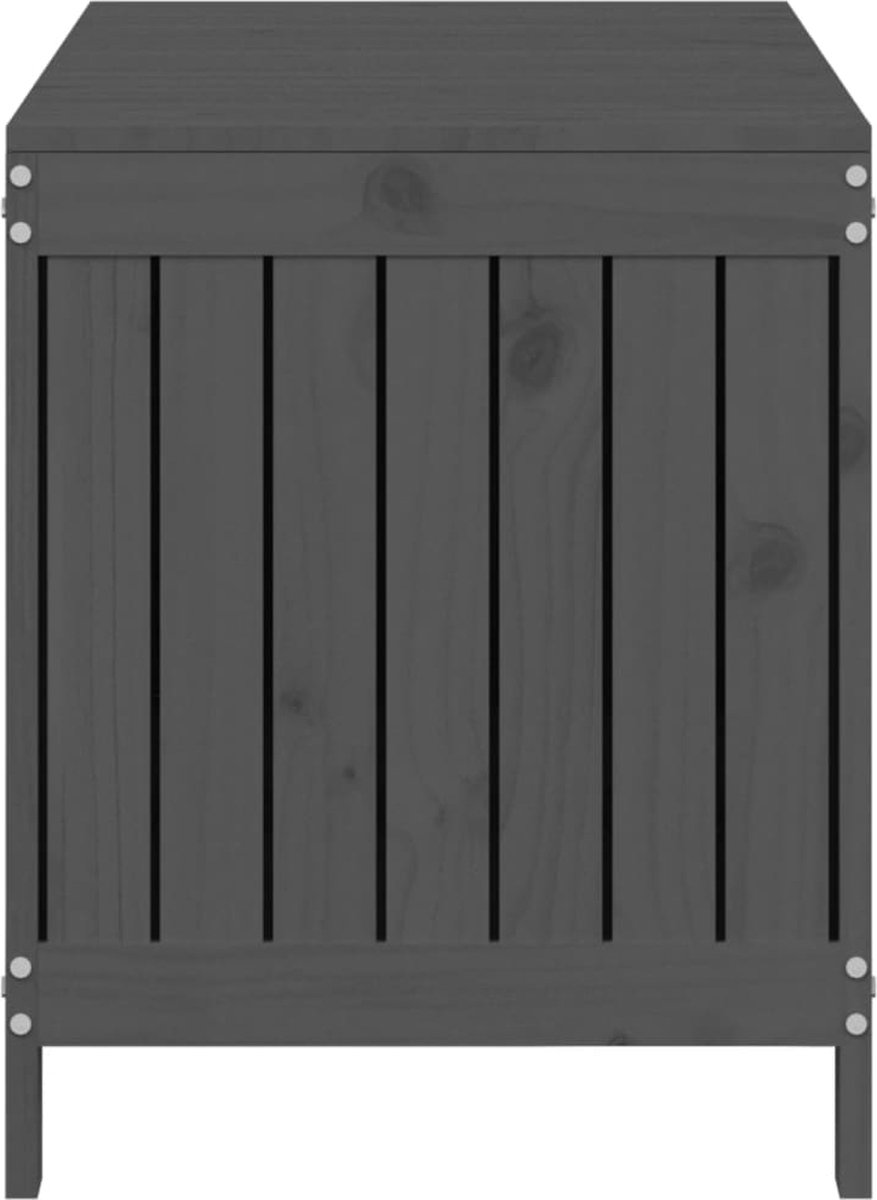 Vidaxl Tuinbox 115x49x60 Cm Massief Grenenhout - Grijs