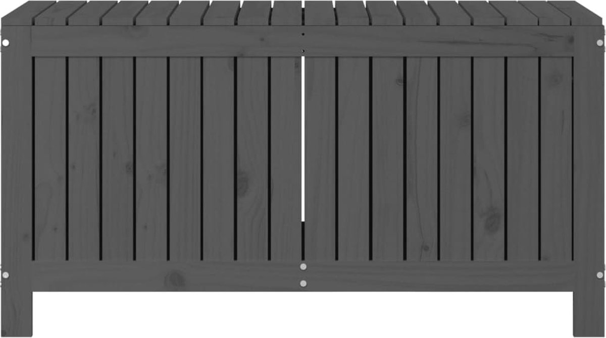 Vidaxl Tuinbox 115x49x60 Cm Massief Grenenhout - Grijs
