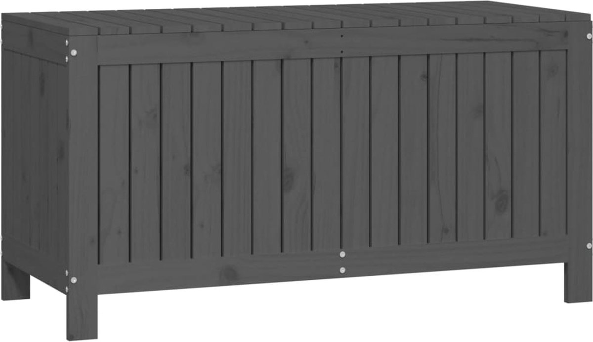 Vidaxl Tuinbox 115x49x60 Cm Massief Grenenhout - Grijs