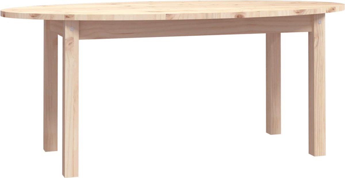 Vidaxl Salontafel 110x55x45 Cm Massief Grenenhout - Bruin