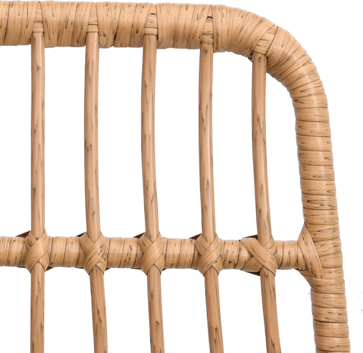 Vidaxl 5-delige Tuinset Poly Rattan - Bruin