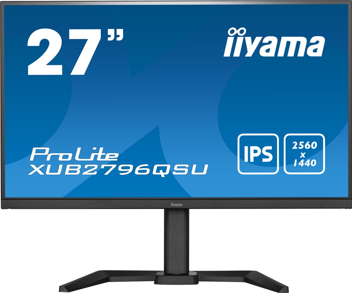 iiyama ProLite XUB2796QSU-B5 monitor - Zwart