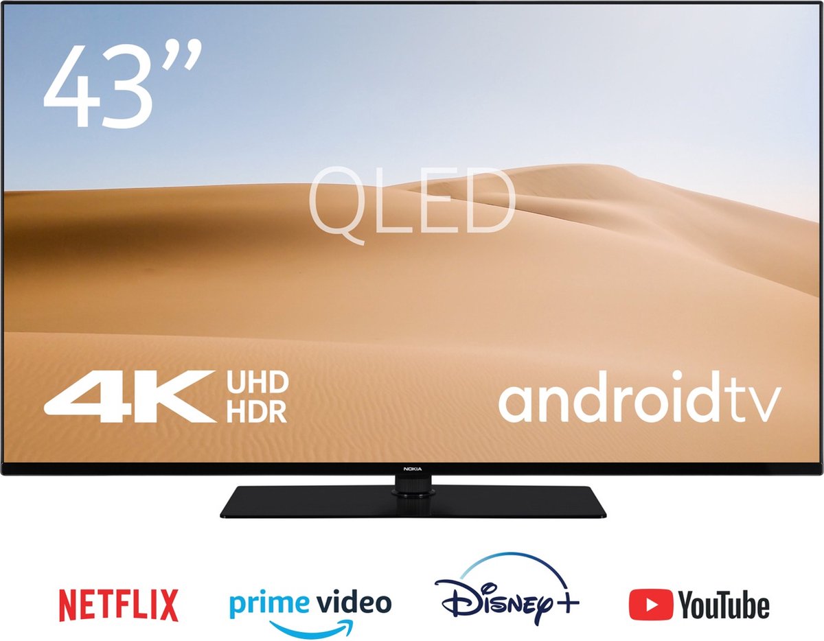 Nokia QN43GV315I 4K QLED TV - Zwart