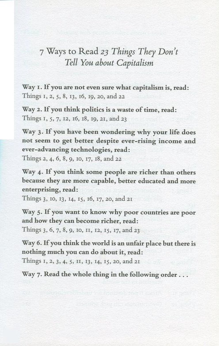 23 Things They Don&apos;t Tell You About Capitalism