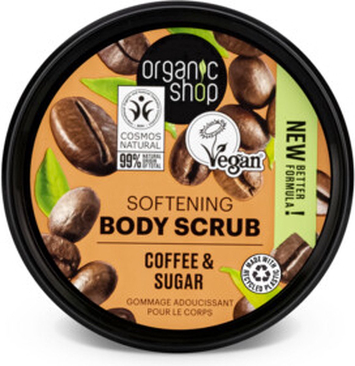 Organic Shop Foamy Body Scrub Brazilian Coffee