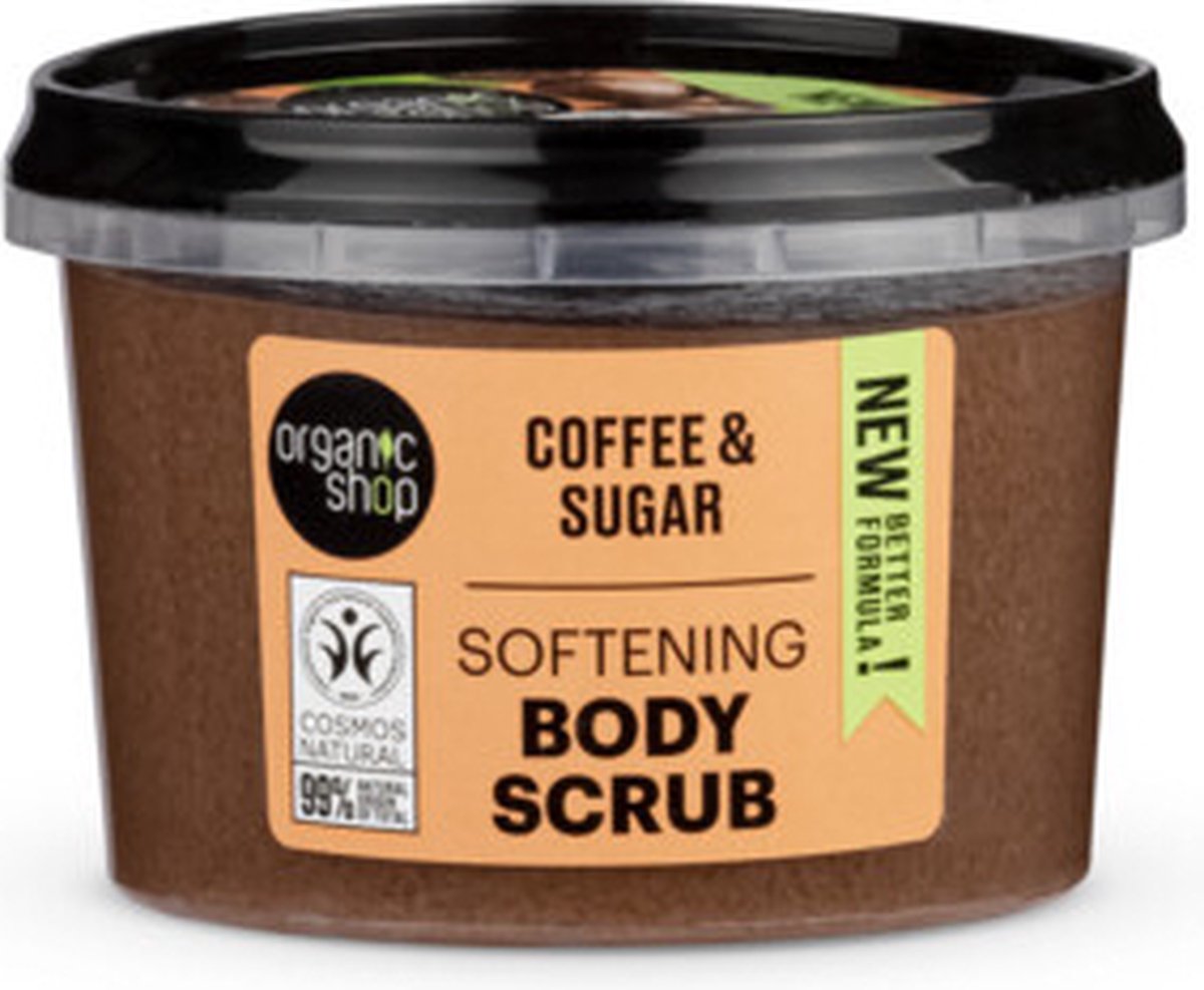 Organic Shop Foamy Body Scrub Brazilian Coffee