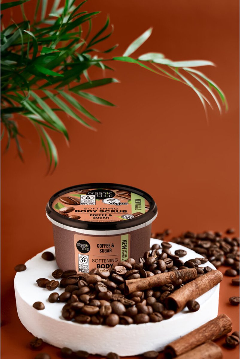 Organic Shop Foamy Body Scrub Brazilian Coffee