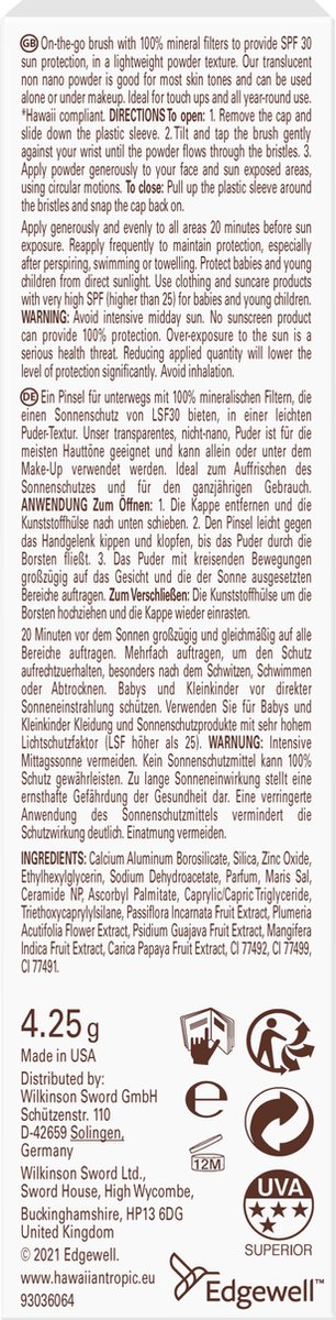 Hawaiian Tropic Translucent Sun Protection Powder