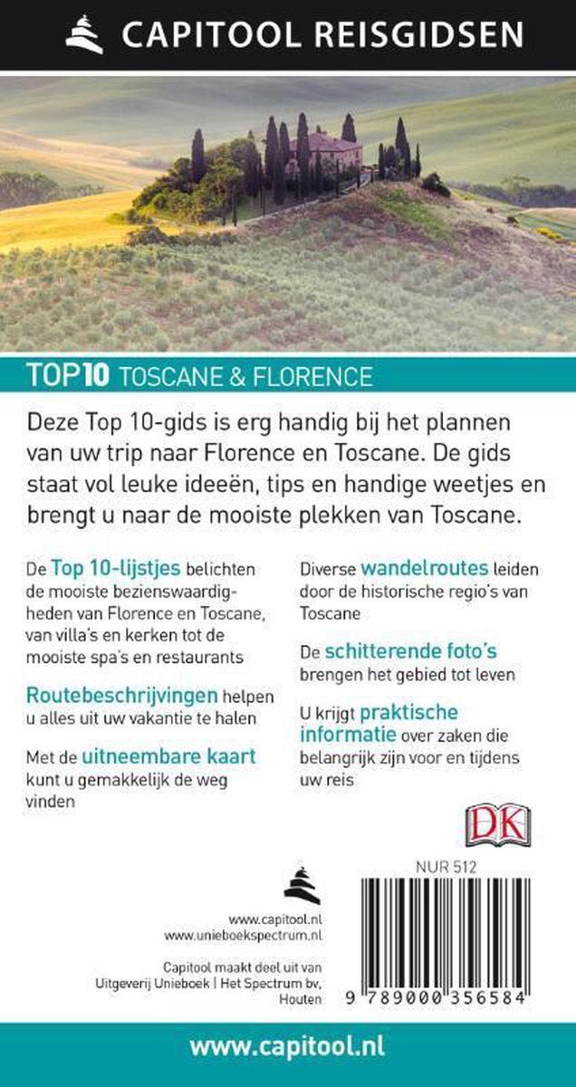 Capitool Reisgidsen Top 10 - Toscane & Florence