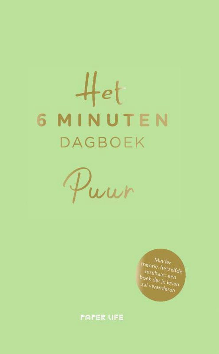 Uitgeverij Unieboek | Het Spectrum Het 6 minuten dagboek - PUUR