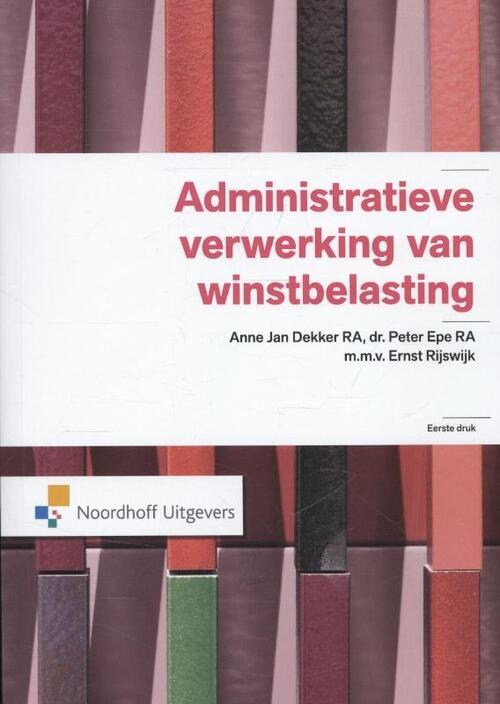 Noordhoff Administratieve verwerking van winstbelasting