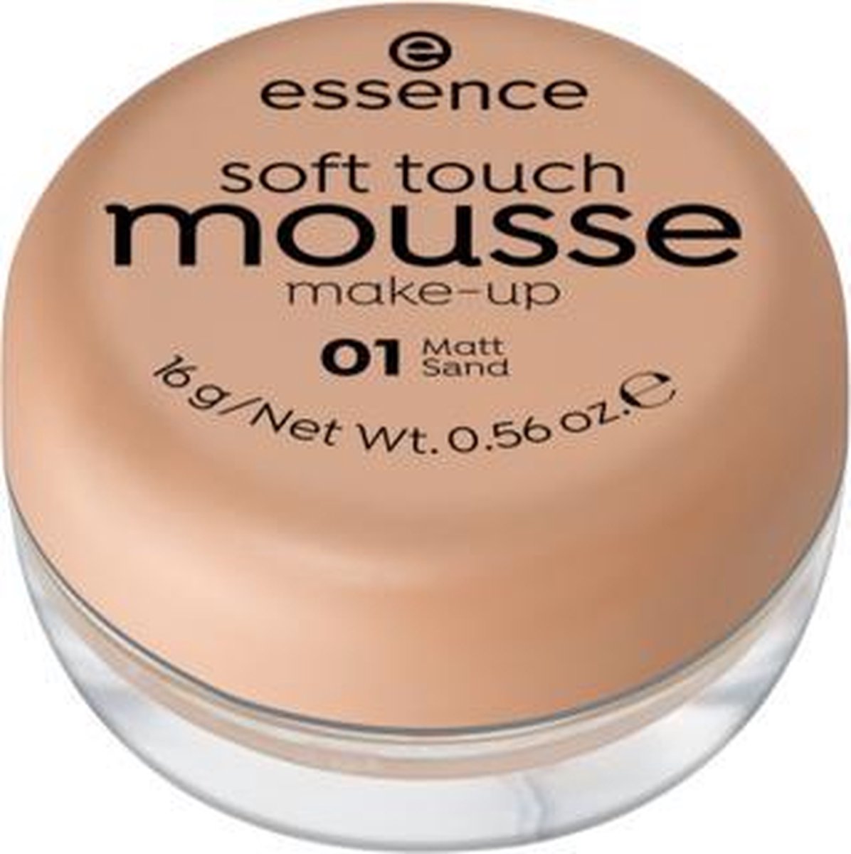 Essence Soft Touch Mousse Make-Up 01 Matt Sand