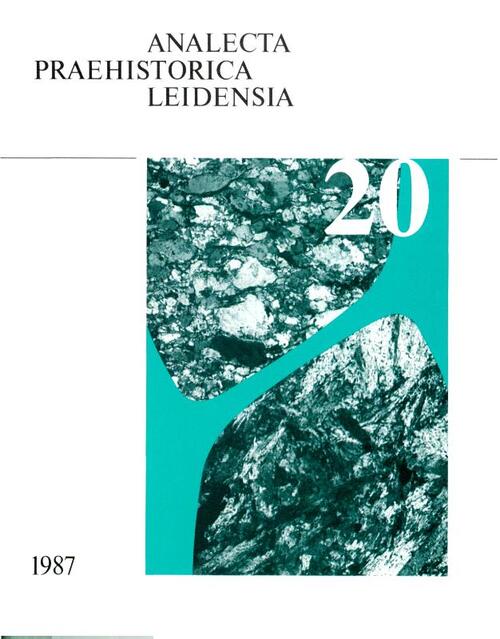 Sidestone Press Analecta praehistorica leidensia