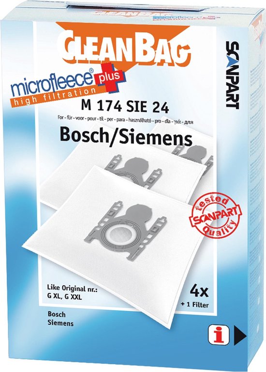 Scanpart M174SIE24 MicroFleece+ Bosch/Siemens GXL/GXXL