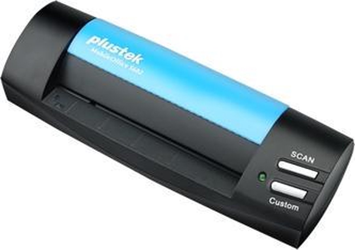 Plustek MobileOffice S602 1200 x 1200 DPI Visitekaartjesscanner, Blauw A6 - Zwart