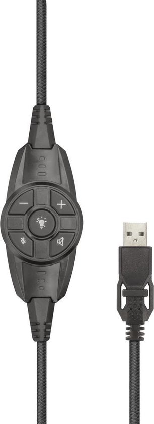 Trust GXT 450 Blizz RGB 7.1 Surround Gaming Headset - Zwart