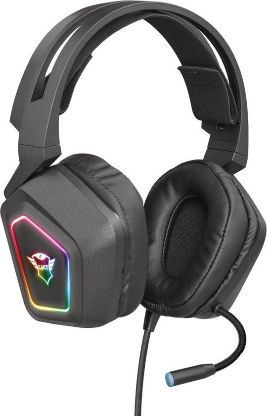 Trust GXT 450 Blizz RGB 7.1 Surround Gaming Headset - Zwart