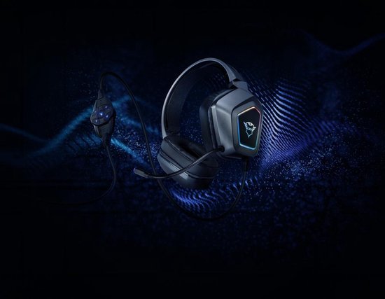 Trust GXT 450 Blizz RGB 7.1 Surround Gaming Headset - Zwart