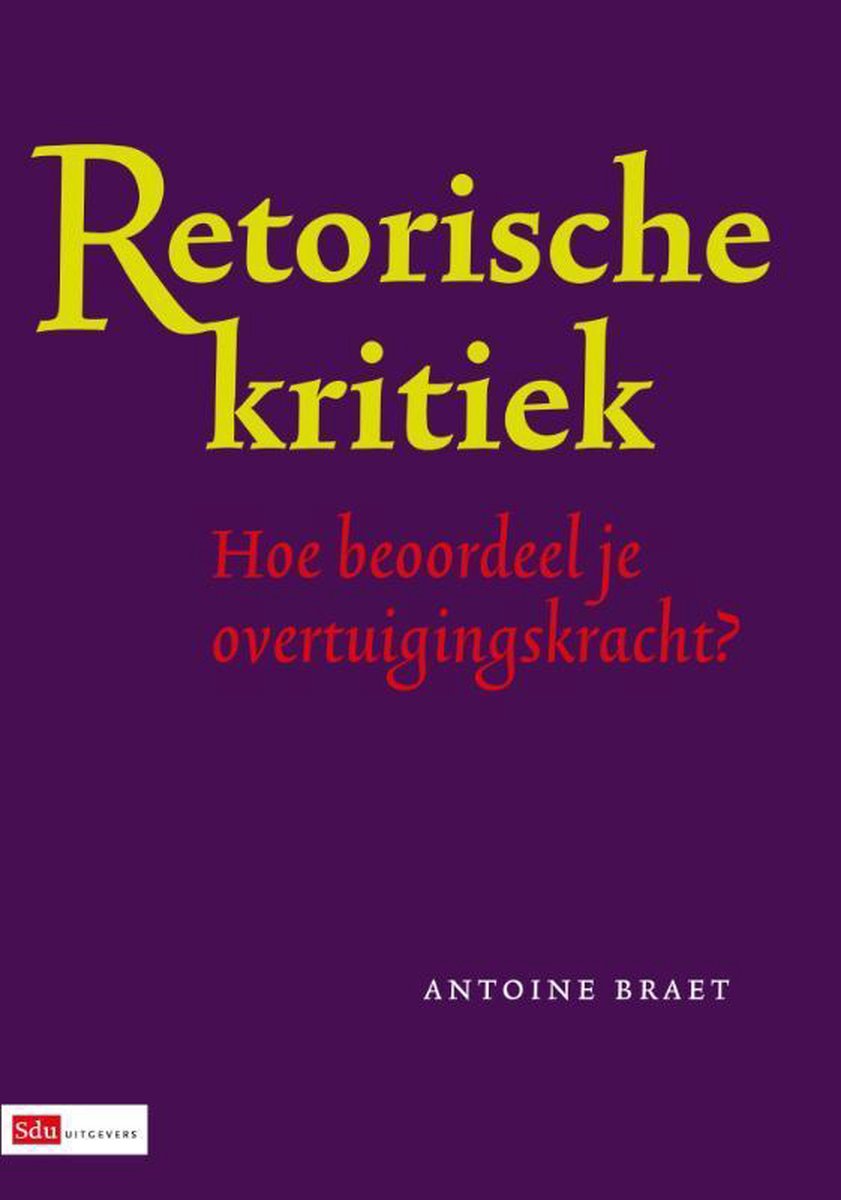 Boom Uitgevers Retorische kritiek