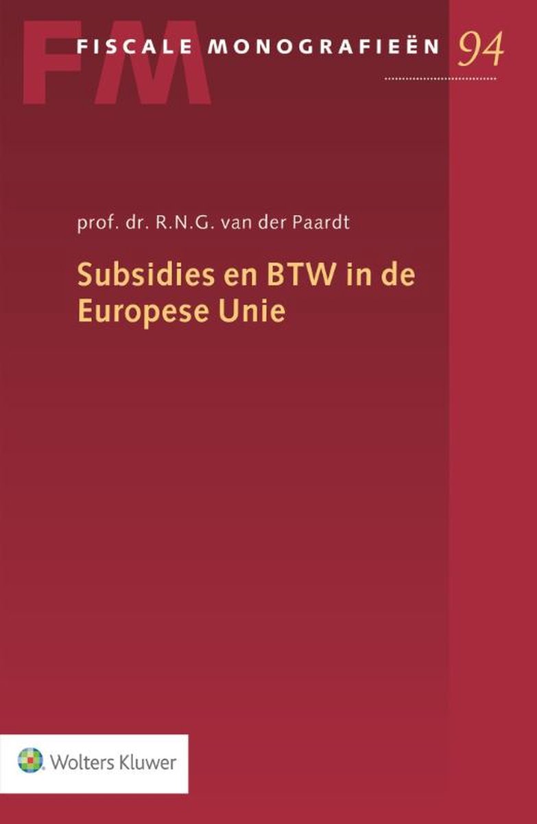 Subsidies en BTW in de Europese Unie