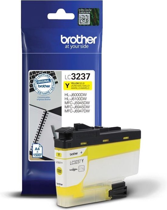 Brother LC-3237 Cartridge - Geel