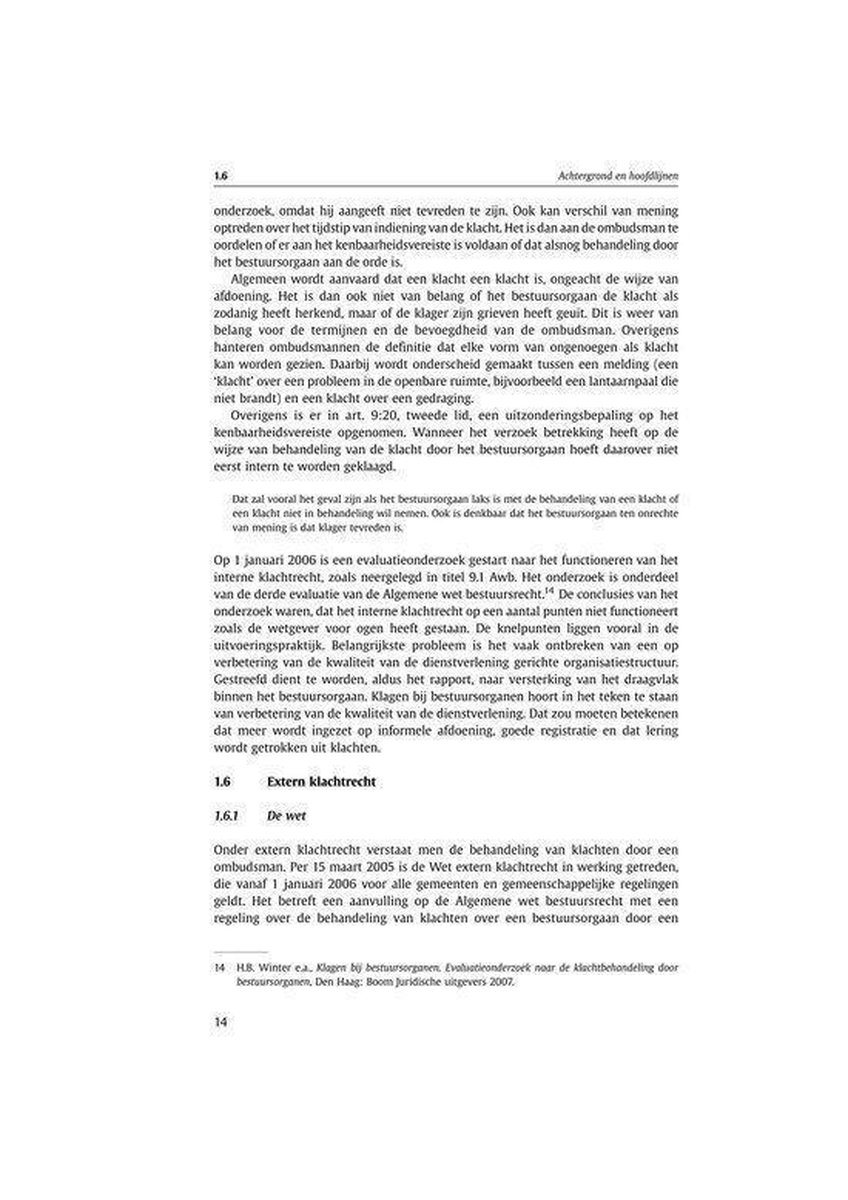 Klachtrecht en ombudsman